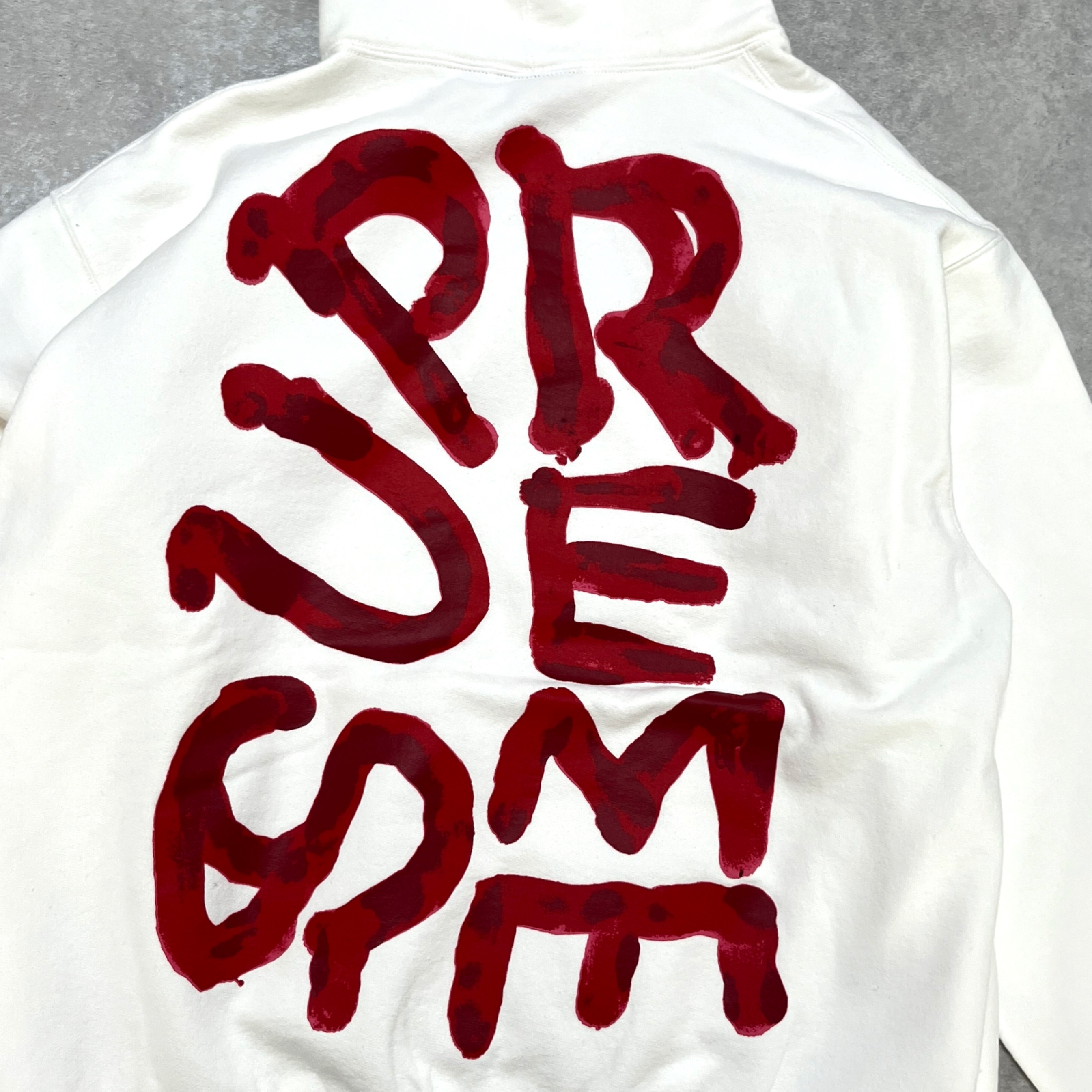 【国内発送】24SS Supreme Paint Hooded Sweatshirt