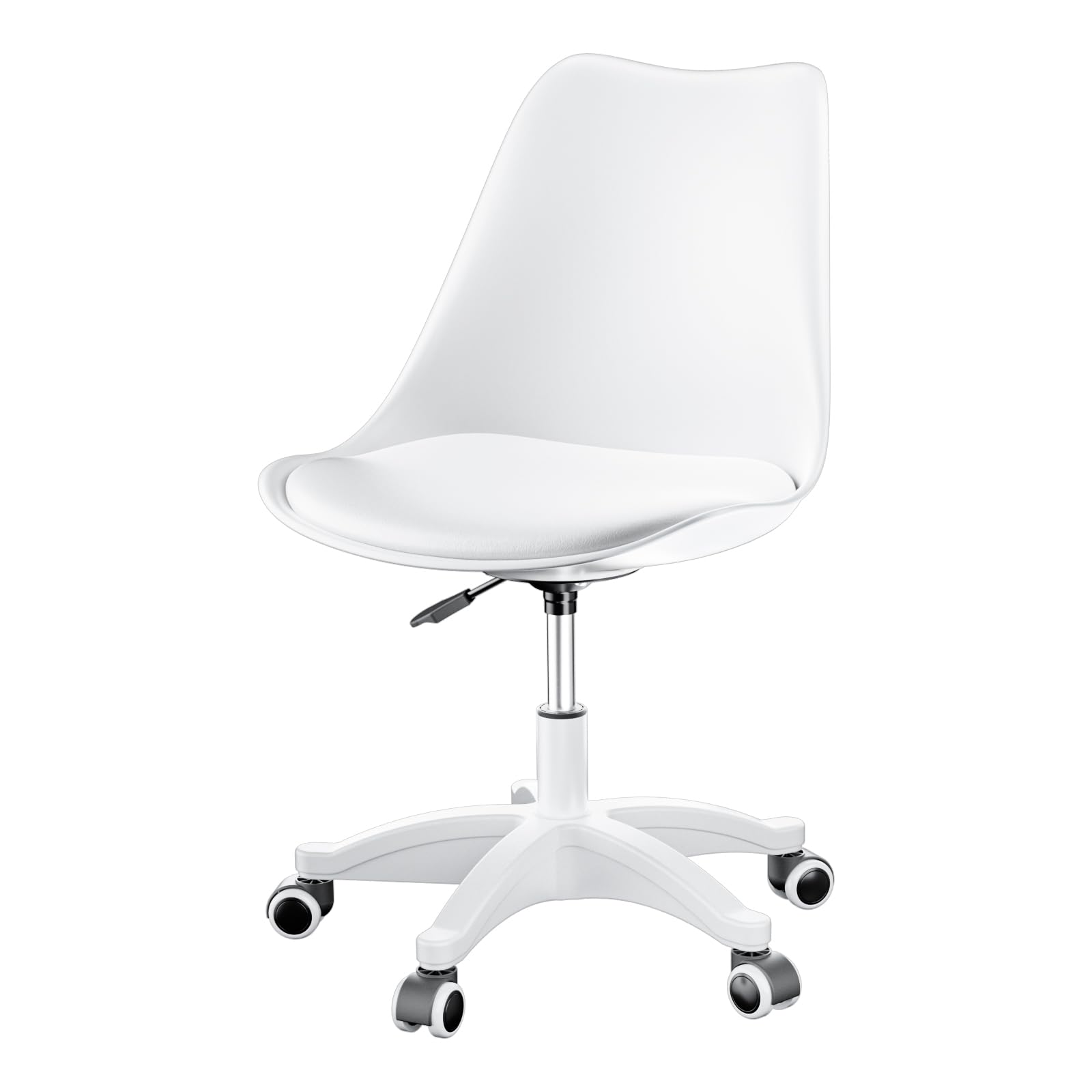 DEWEL オフィスチェア デスクチェア 360度回転 クッション付き 昇降機能 高さ72-82cm パソコンチェア 椅子 チェア 事務椅子 在宅勤務 テレワーク対応 勉強 疲れない 作業 学習 