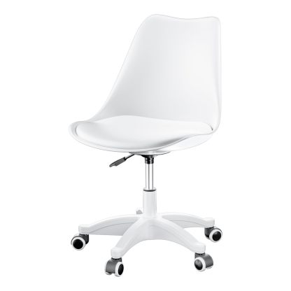 DEWEL オフィスチェア デスクチェア 360度回転 クッション付き 昇降機能 高さ72-82cm パソコンチェア 椅子 チェア 事務椅子 在宅勤務 テレワーク対応 勉強 疲れない 作業 学習 