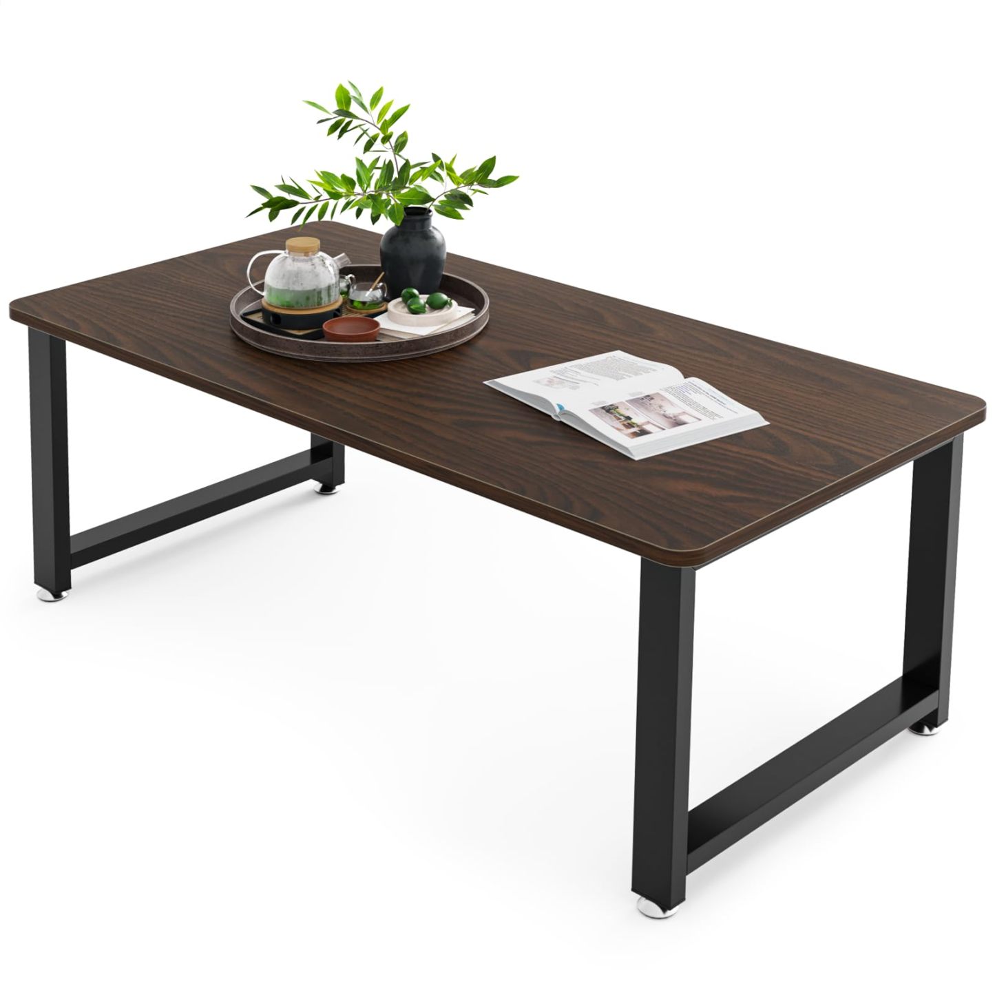 DEWEL ローテーブル 幅90cm リビング テーブル ちゃぶ台 座卓 センターテーブル コーヒーテーブル おしゃれ 木製 低い 和室 ロータイプ 