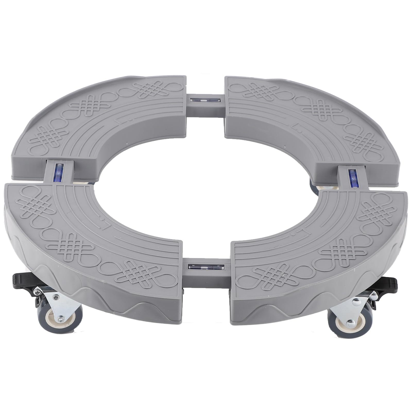 DEWEL 花台 鉢受プレート移動できる 植木鉢台 キャスター付き 伸縮タイプ サイズ調節可 ブレーキ付き 360°移動便利 調節可能 滑り