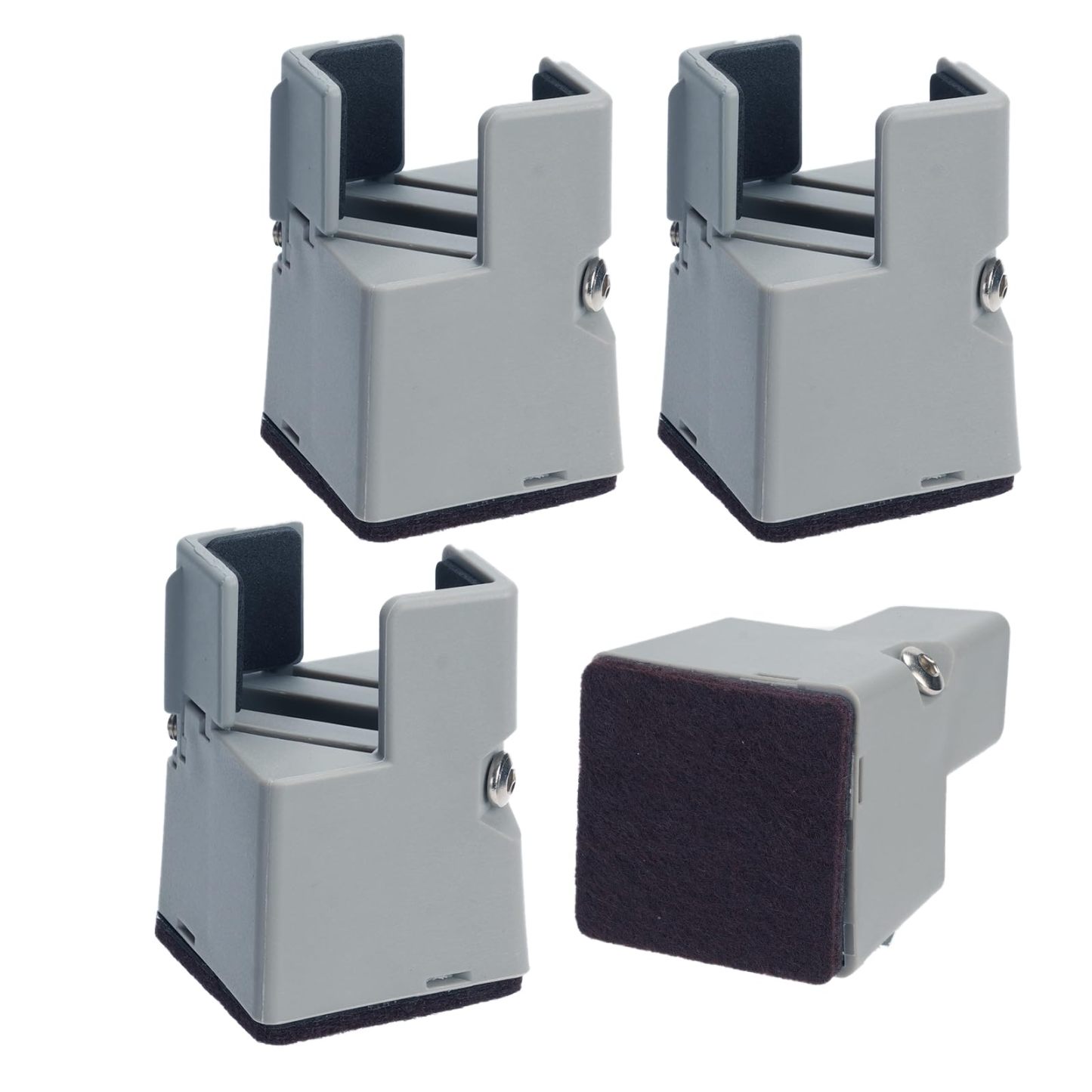 DEWEL 椅子継ぎ足 テーブル継ぎ足し高さを上げる こたつ継ぎ足 4個セット家具脚 テーブル脚台 テーブル高さ調整器具 こたつ足 高さ50mm/100mm (高さ5CM)