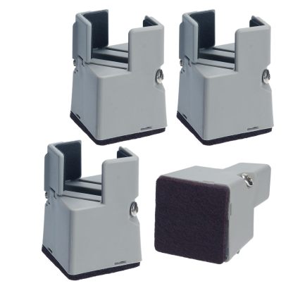 DEWEL 椅子継ぎ足 テーブル継ぎ足し高さを上げる こたつ継ぎ足 4個セット家具脚 テーブル脚台 テーブル高さ調整器具 こたつ足 高さ50mm/100mm (高さ5CM)