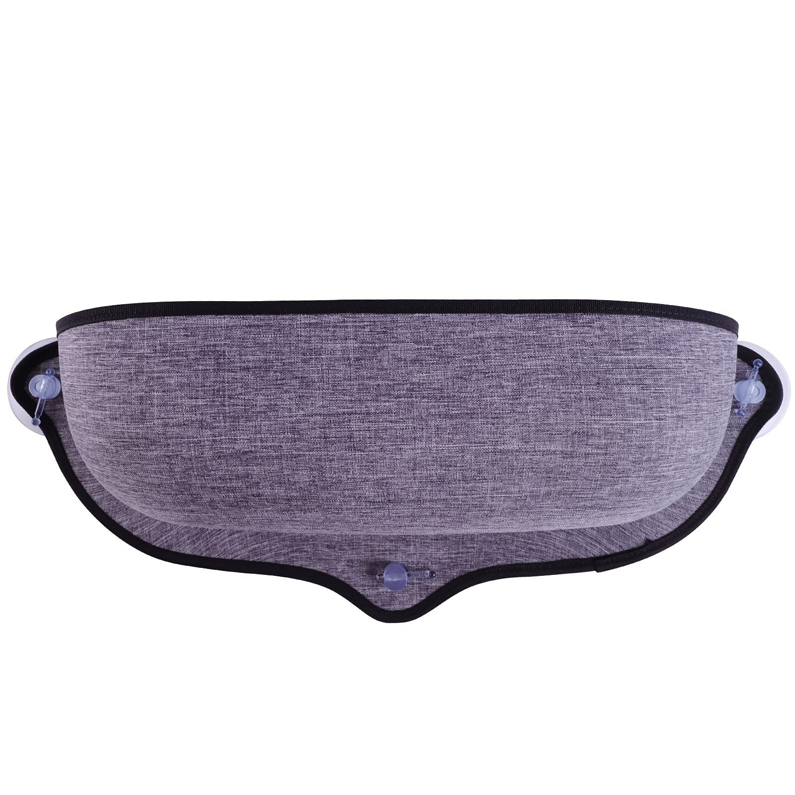 DEWEL ハンモック 猫 窓 吸盤 猫窓枠座り台 ウィンドウベッド 耐荷重13kg マット付き 日向ぼっこ ペットベッド 取り付け簡単