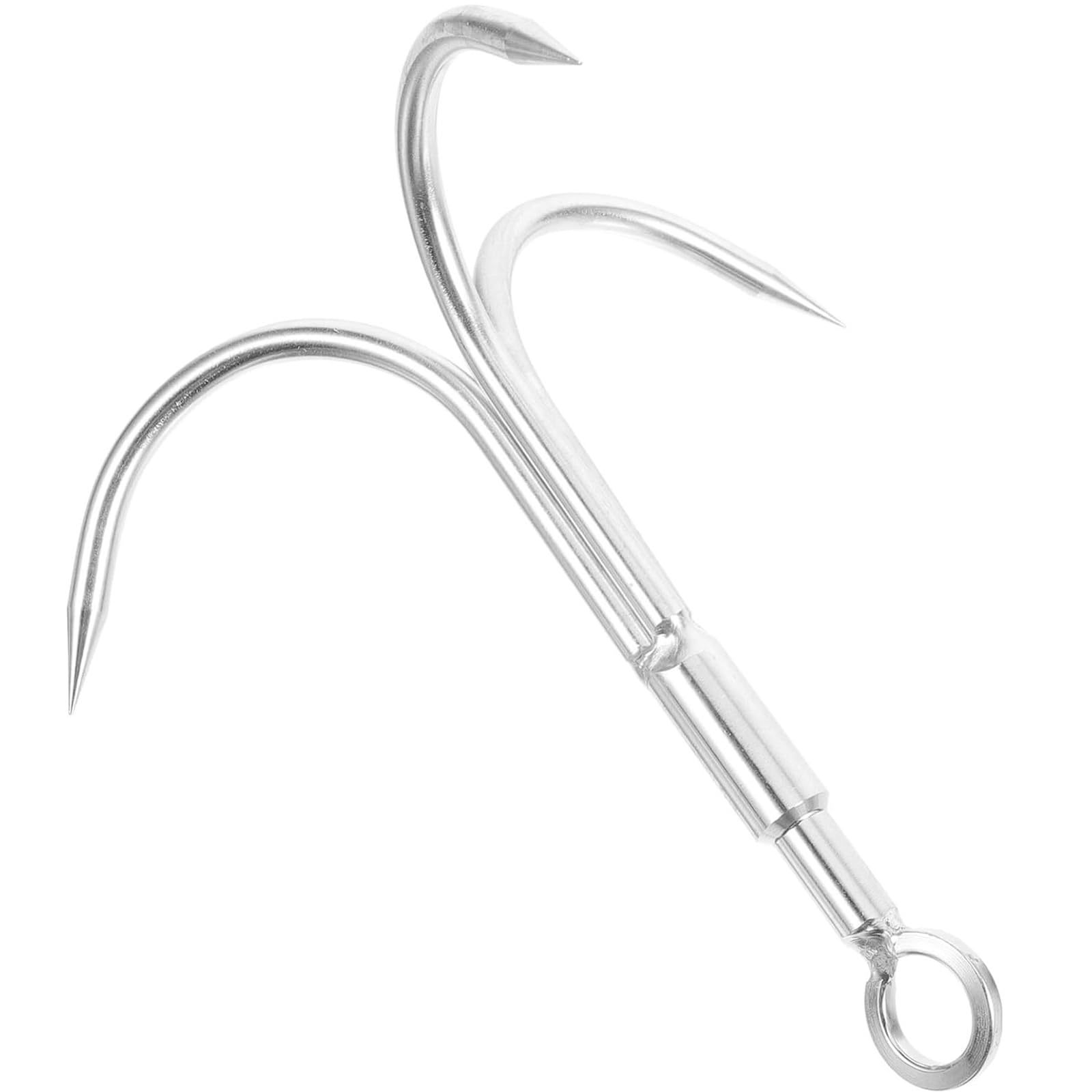 dewel グラップリングフック 登山フック クライミングフック 重力フック 3本爪 ステンレス製 荒野サバイバル 登山 岩登り アウトドア