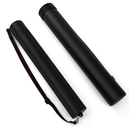 アジャスターケース 丸筒 図面・紙面 サイズモデルの組み合わせセット2個セット ポスターケース 防滴 防雨 収納 持ち運び サイズ調節可能 蓋＆ショルダーストラップ付き 丸筒型デザインケース