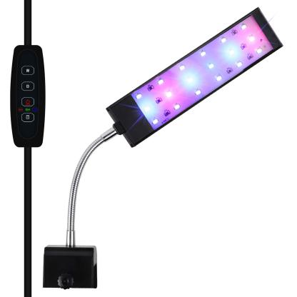水槽照明 LEDライト 水槽ライト アクアリウムライト タイマー 3つの照明モード 10段階明るさ調整 観賞魚飼育 水草育成 淡水＆海水両用（18）