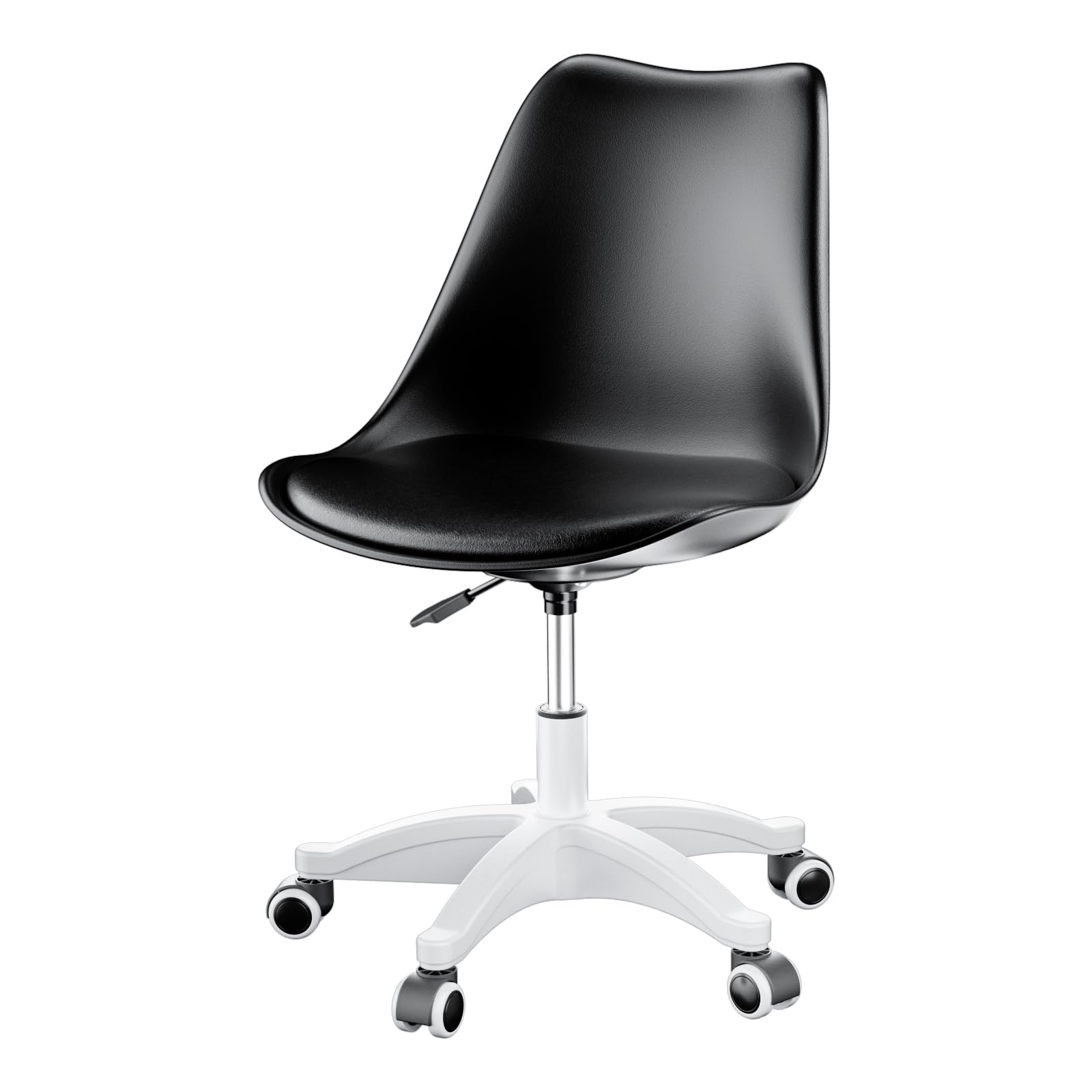 DEWEL オフィスチェア デスクチェア 360度回転 クッション付き 昇降機能 高さ72-82cm パソコンチェア 椅子 チェア 事務椅子 在宅勤務 テレワーク対応 勉強 疲れない 作業 学習 