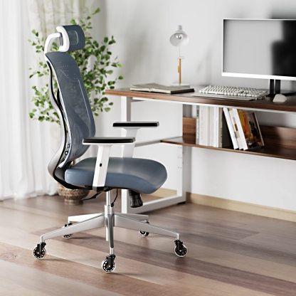 DEWEL イスキャスター 3インチ オフィスチェア キャスター 車輪 差込式 360度回転 静音 PU ゴム 交換用 ホイール径 77mm ステム直径 11mm 5個セット 耐荷重 230KG