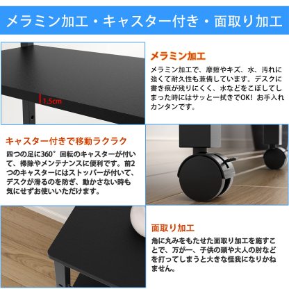 DEWEL パソコン ワゴン cpuラック キャスター付き 幅60 奥行35 高さ105cm 4段 可変式 スリム サイドデスク ゲーミングpc 棚 ノートパソコン 収納 プリンター 台 机横 pc置き台 木製