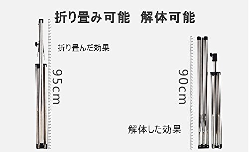 物干し ふとん干し DEWEL タオルハンガー 布団ハンガー 洗濯ハンガー 洗濯物干し 折り畳み 伸縮式 多機能 ベランダ 室内 屋外 省スペース 簡単組み立て 携帯 取り外し 125－185センチ コンソール型 ステンレス （165固定式）