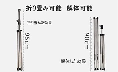 物干し ふとん干し DEWEL タオルハンガー 布団ハンガー 洗濯ハンガー 洗濯物干し 折り畳み 伸縮式 多機能 ベランダ 室内 屋外 省スペース 簡単組み立て 携帯 取り外し 125－185センチ コンソール型 ステンレス （165固定式）