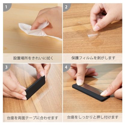 DEWEL ケーブルホルダー マグネット式 USB 配線 収納 ケーブルオーガナイザー 磁石 デスク、壁、車内に貼り付け 強力粘着 ケーブルクリップ 配線 整理 収納 ライトニングケーブル 直径4mmまで対応