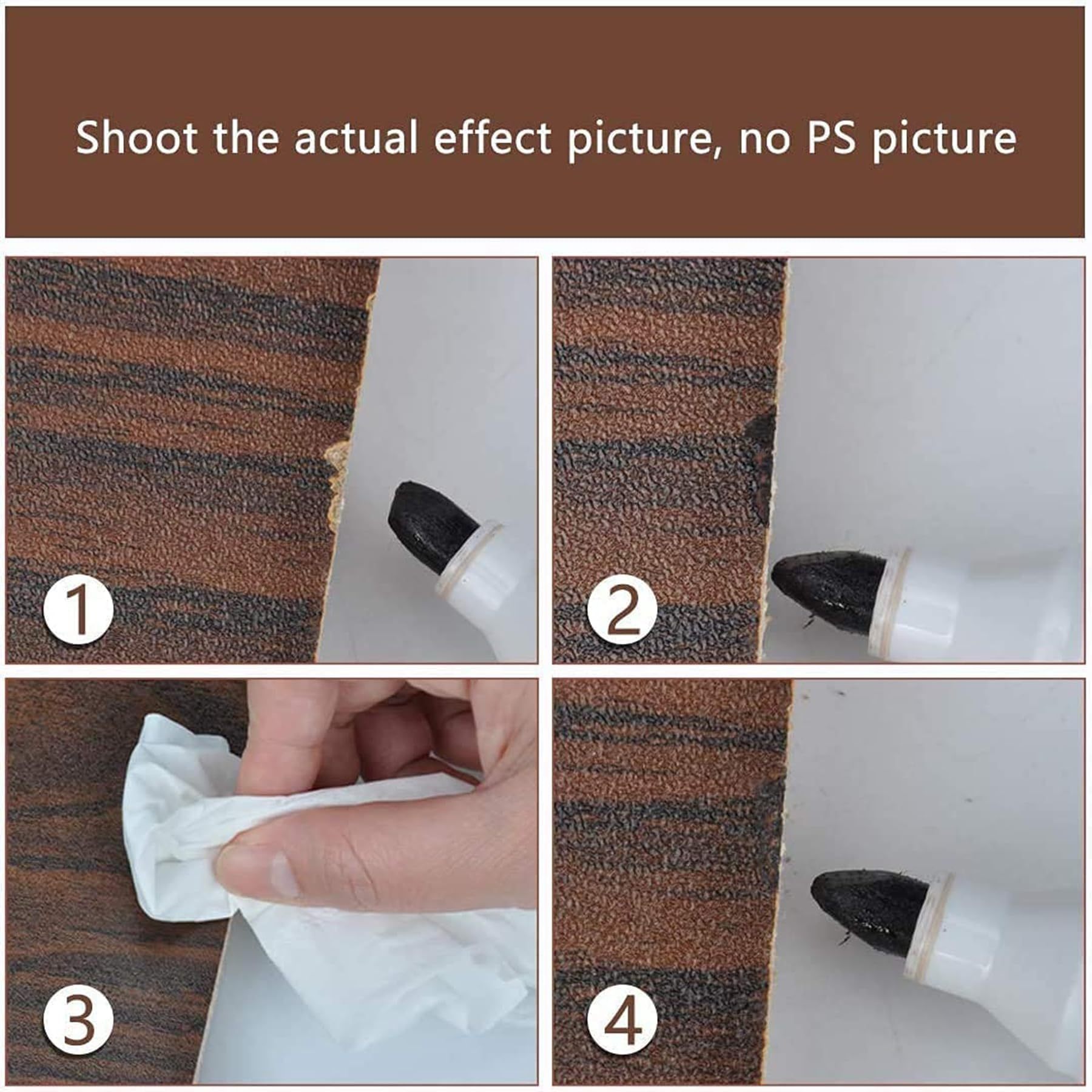 DEWEL フローリング補修 床/ドア補修 傷 穴 塗装剥がれ補修 キズ消し キズ隠し 木製家具補修セット 家具補修マーカー 補修ペン 補修棒 8色入り 16本セット 芯削り器付き