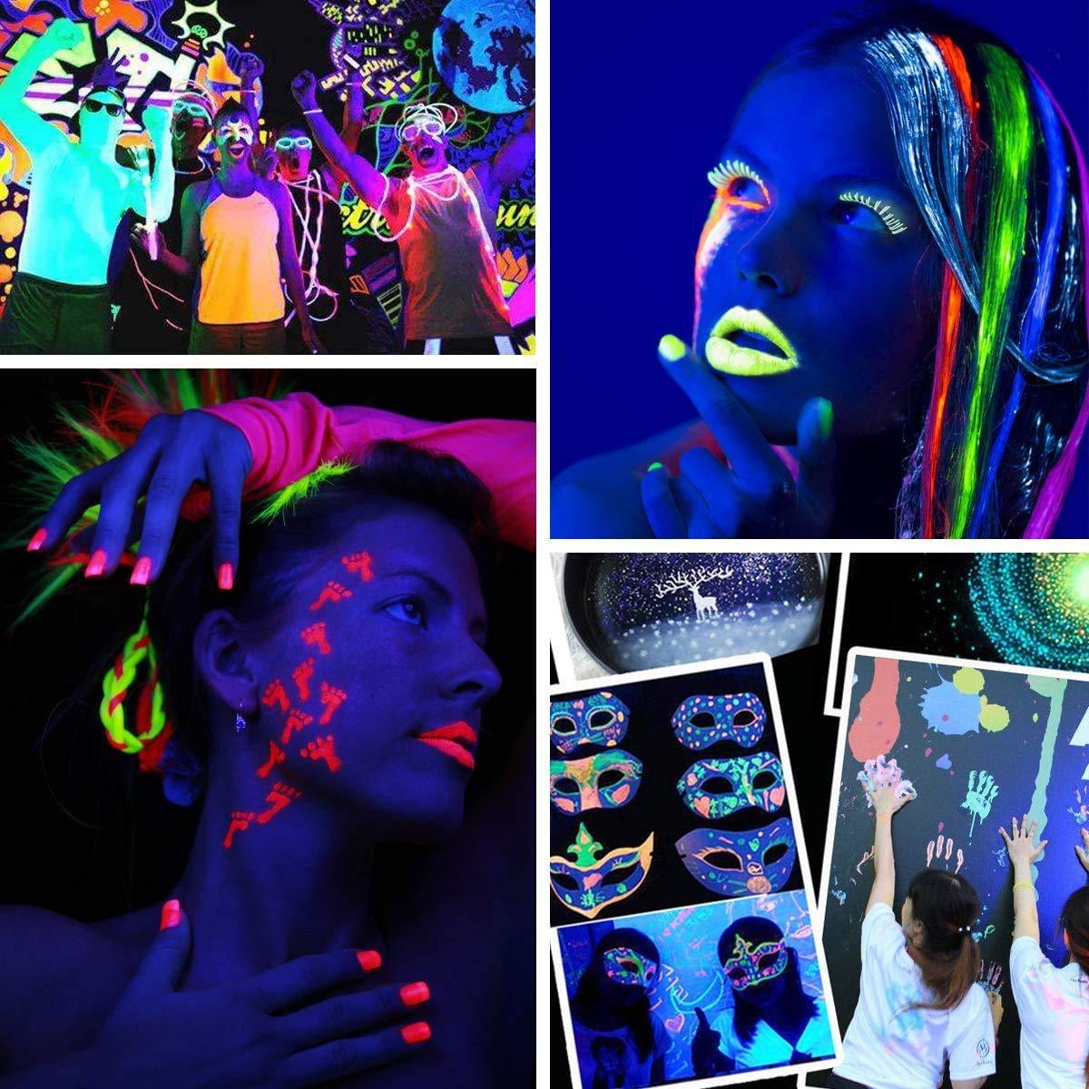 夜光パウダー 20g 12色セット蓄光パウダー カラー塗料 高輝度 長時間 暗闇とUVブラックライトで光る スライムパウダー DIY マイカパウダー接着剤顔料 浴用天然粉末 顔料