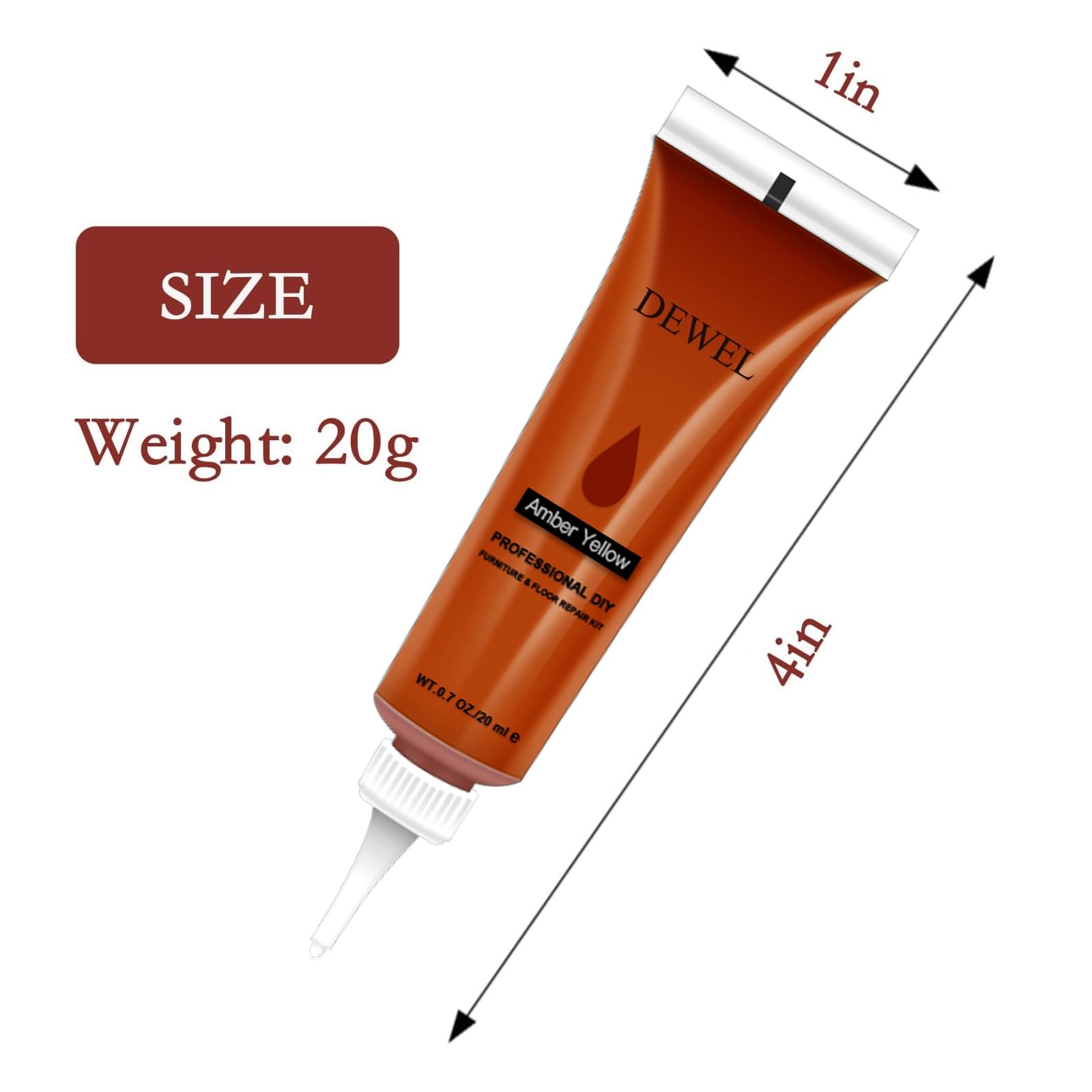 DEWEL 木製品キズ補修セット フローリング補修 フローリング 床 ドア 家具補修 キズ隠し ネジ穴、ひび割れ、釘目、傷、焼灼、変色など補修 パレット/スクレーパー/ブラシ付き