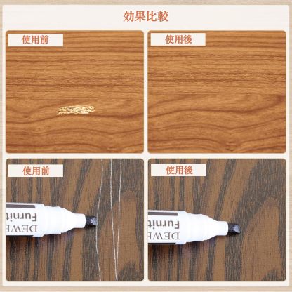 DEWEL 木製品キズ補修セット 家具補修マーカー 18色補修ペン18色補修棒 フローリング 床 ドア 家具補修 キズ隠し ひび割れ、傷、焼灼、変色など補修 家具の傷、汚れ用 木製品キズ補修 家具磨き 傷修復＆修理タッチアップキット あらゆる木材に使用 木の表面でも簡単に復元 補修材 ウッドステインペン 鉛筆削り付き