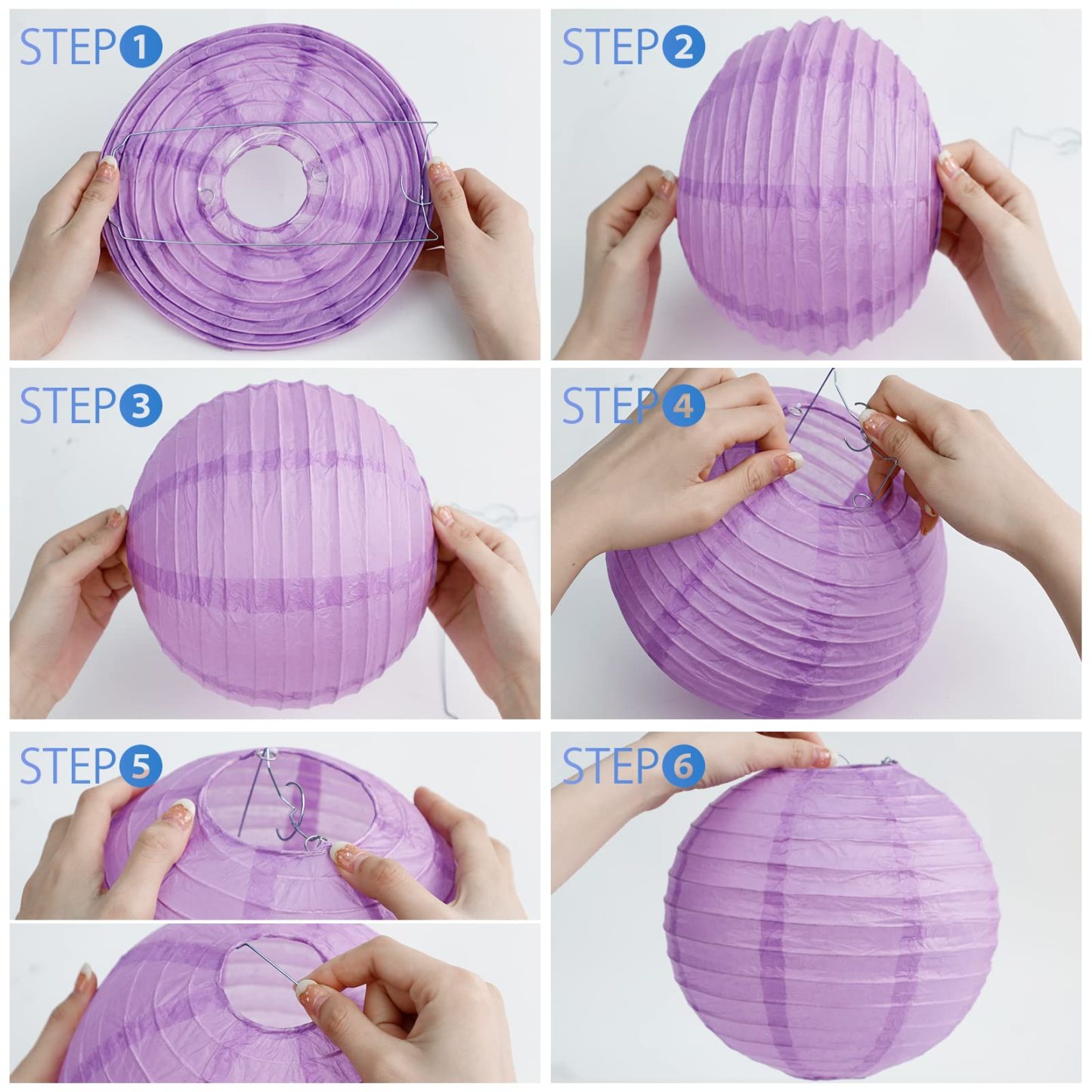 DEWEL 提灯 紙ちょうちん 装飾用ランタン カラフル 16個セット 直径25cm4個 直径20cm8個 直径15cm4個 紙提灯 ランタン パーティー イベント 祭り お盆飾り