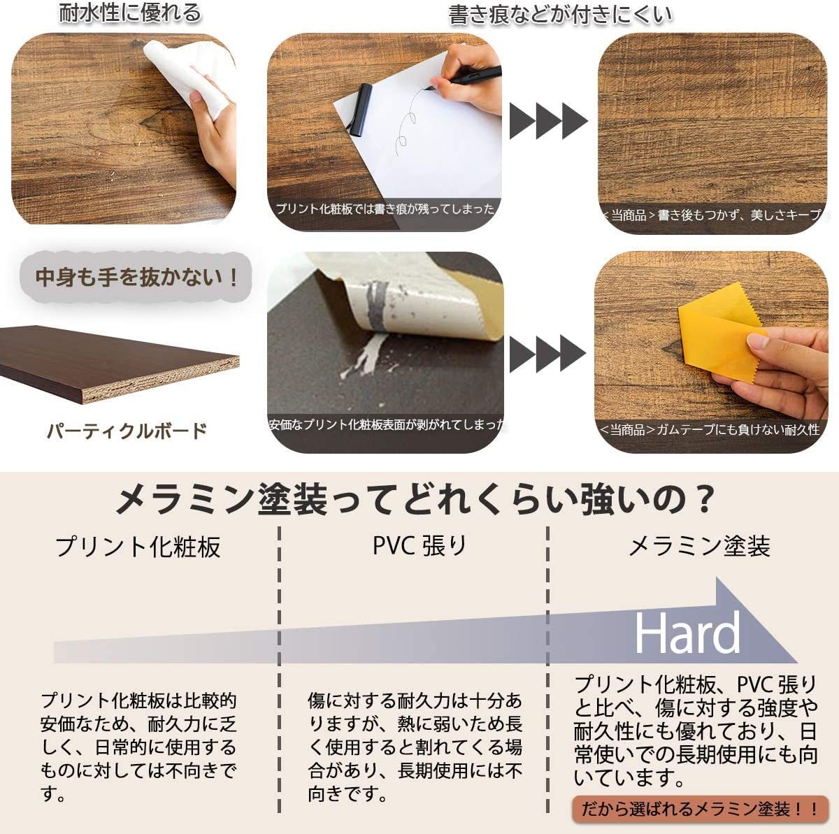 DEWEL ラック 棚 収納 オープンラック 収納ラック 幅60×奥行30×高さ135cm 木製棚板 スチールラック オープンシェルフ ディスプレイラック スチール脚 木目 飾り棚 食器棚 隙間収納 組立簡単 (4段)