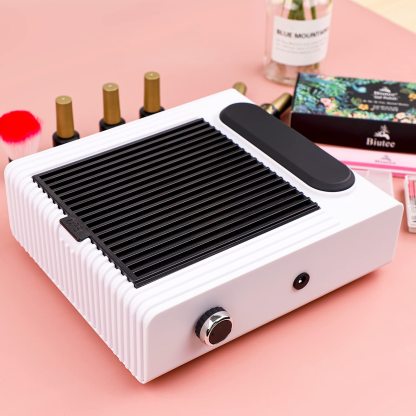 DEWEL ネイル集塵機 卓上集塵機 ネイルダストコレクター 吸収力調整可能 80W強い吸収力 4500rpm回転数 64-76dB静音 手首が保護でき マットが付き 交換用フィルター付き 掃除簡単 説明書付き ネイルマシン ネイルオフ ジェルネイル オフ