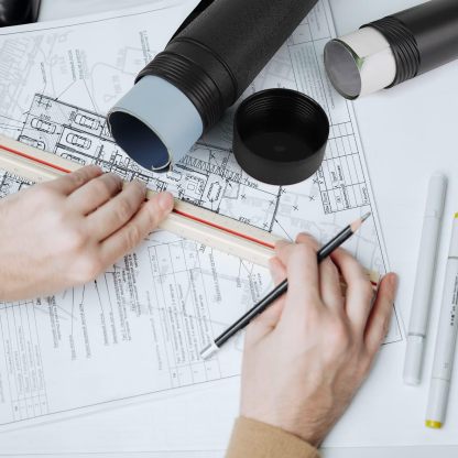 アジャスターケース 丸筒 図面・紙面 サイズモデルの組み合わせセット2個セット ポスターケース 防滴 防雨 収納 持ち運び サイズ調節可能 蓋＆ショルダーストラップ付き 丸筒型デザインケース