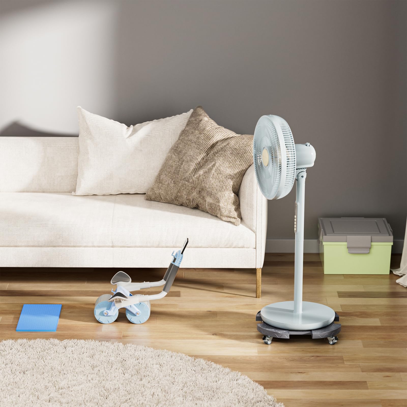 DEWEL 花台 鉢受プレート移動できる 植木鉢台 キャスター付き 伸縮タイプ サイズ調節可 ブレーキ付き 360°移動便利 調節可能 滑り止め 38.5-52.5cm伸縮可能 円形と矩形対応 高さ11㎝ 耐荷重200kg