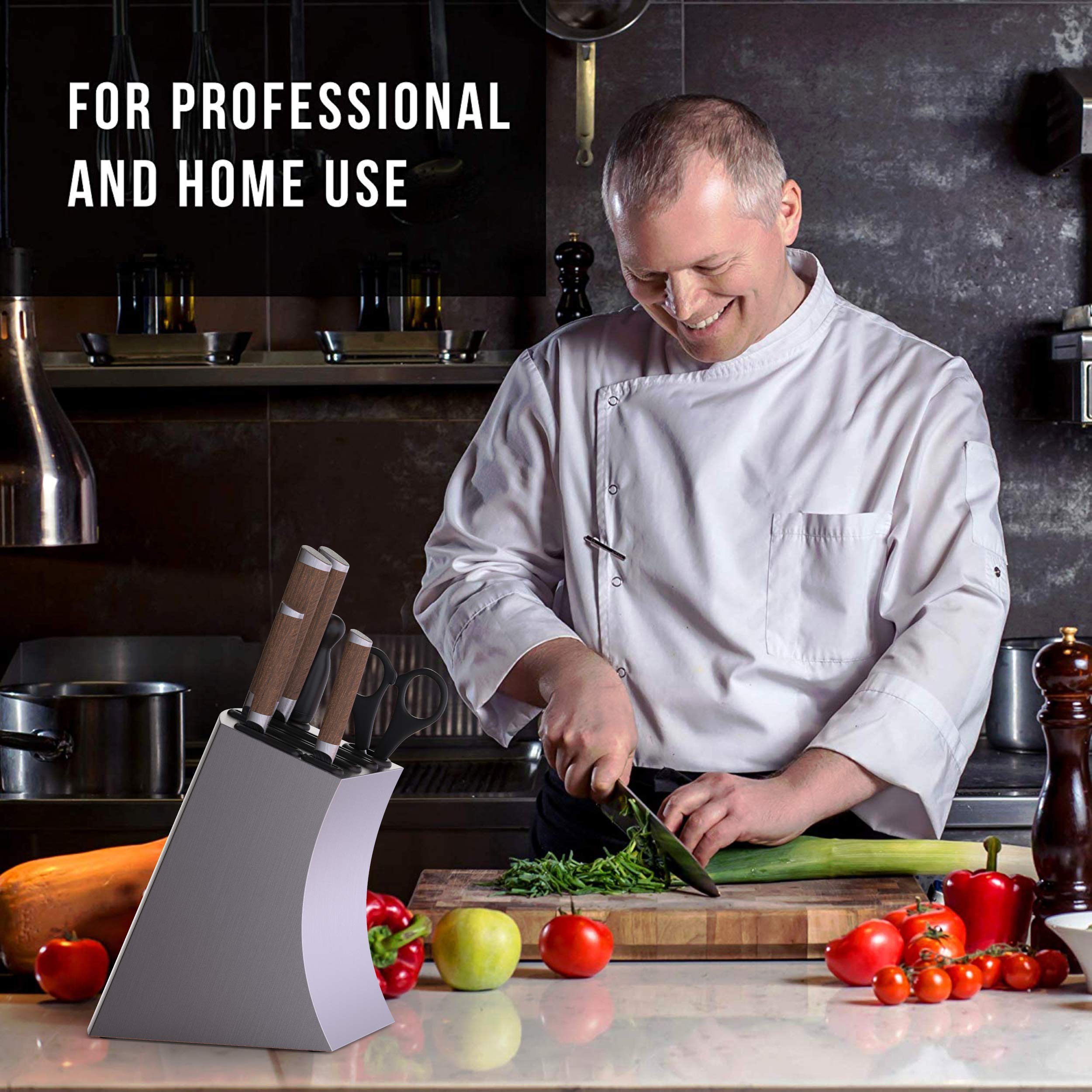 包丁立て 包丁スタンド ステンレス ナイフスタンド ナイフラック 出刃包丁対応 ケース ホルダー キッチン ストレージ 収納 多種対応 抗菌 台所用品