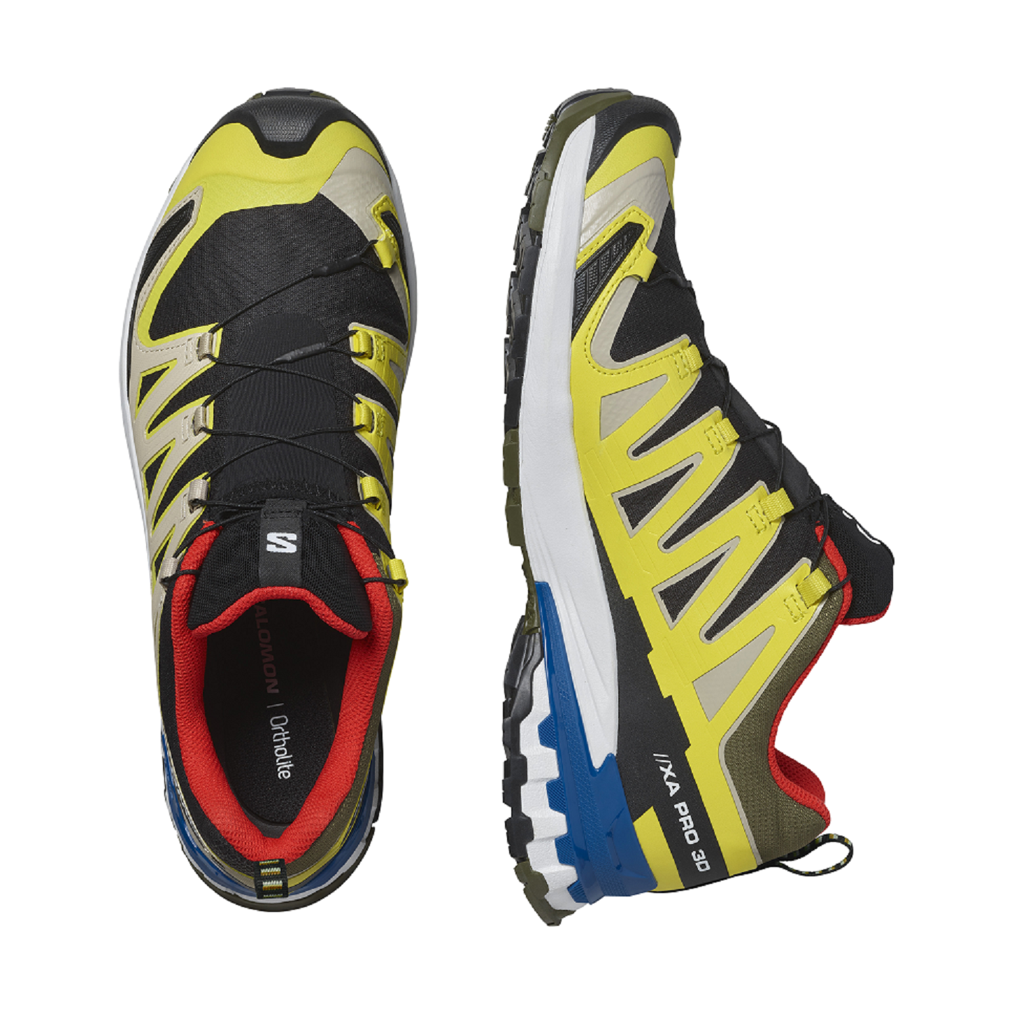 #Black / Buttercup / Lapis Blue