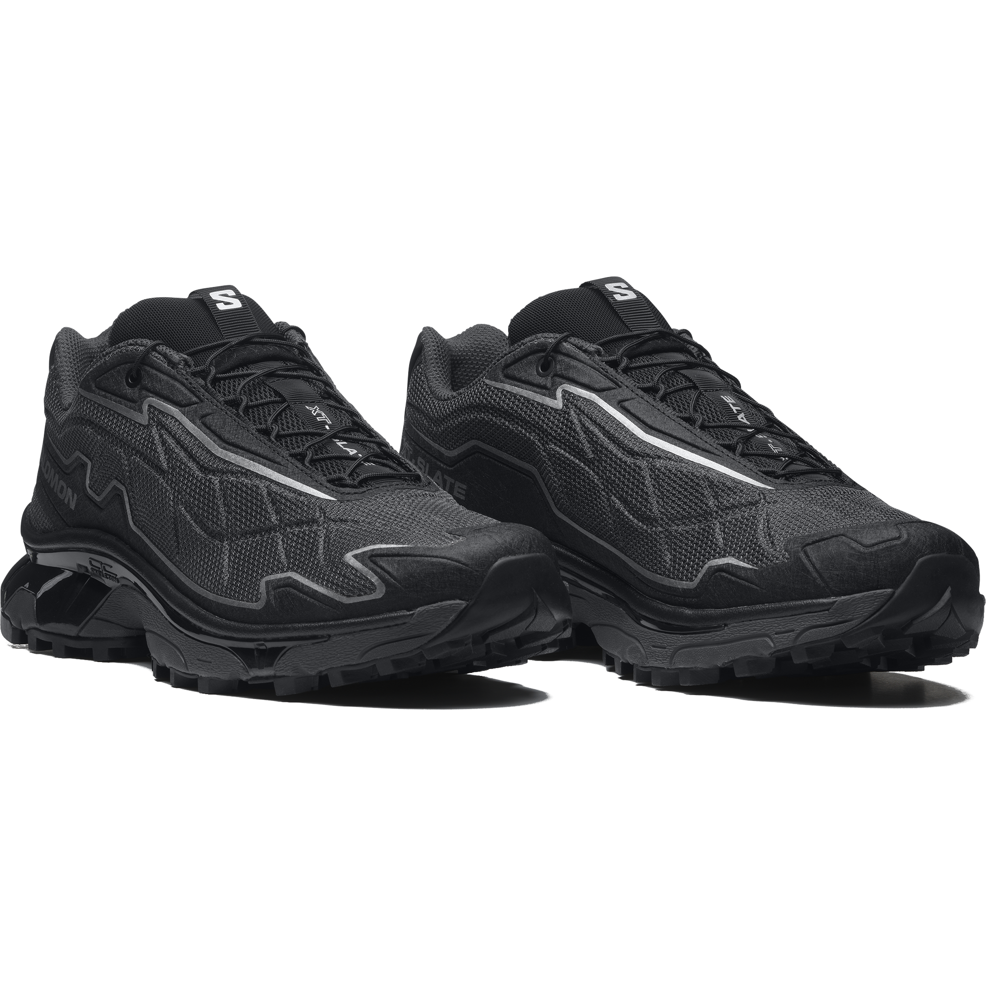 SALOMON SHOES XT-SLATE BLACK/ASPHALT/FTW SILVER