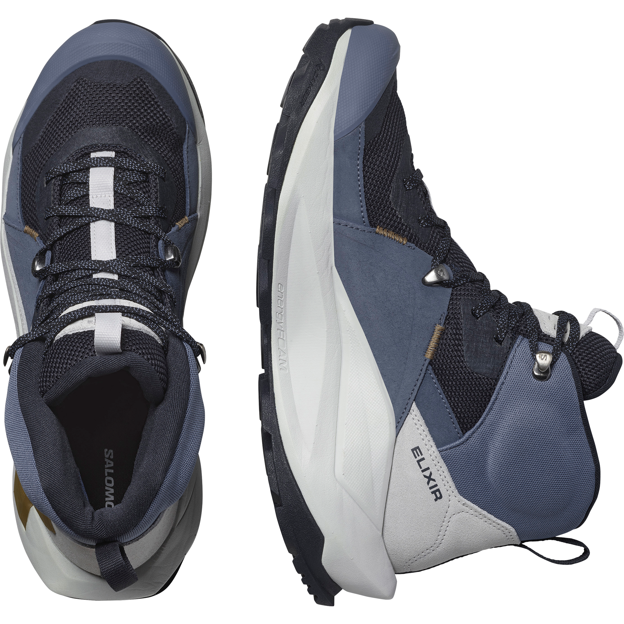 SALOMON MEN SHOES ELIXIR MID GTX DARK