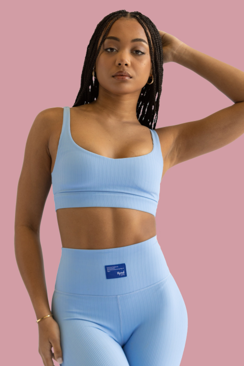Kynd Society Ribbed Crop Sports Bra