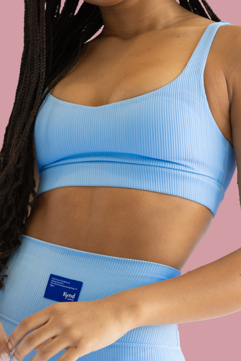 Kynd Society Ribbed Crop Sports Bra