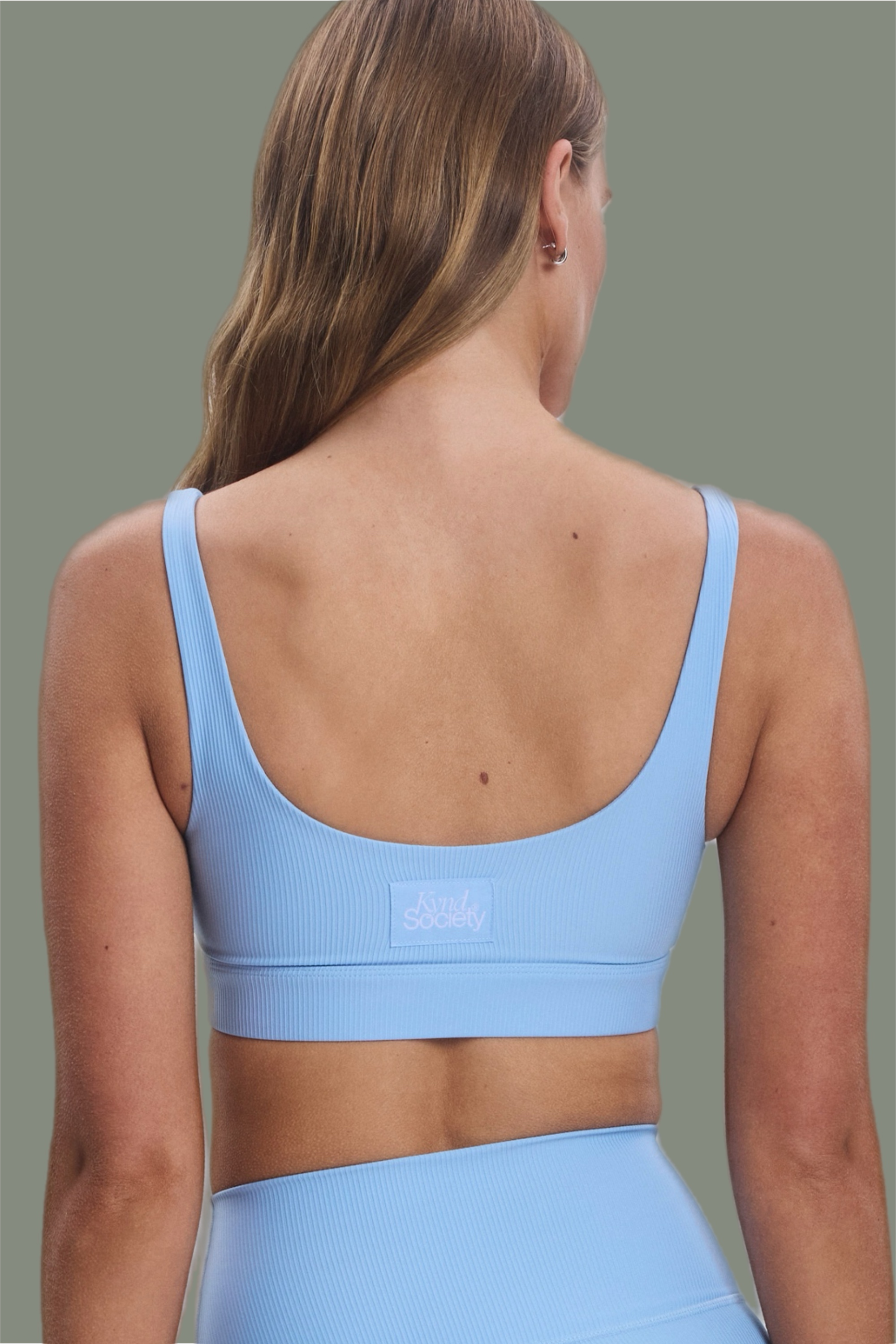 Kynd Society Ribbed Crop Sports Bra