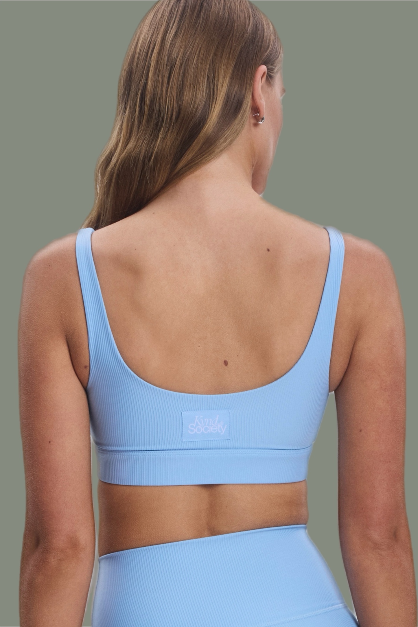 Kynd Society Ribbed Crop Sports Bra