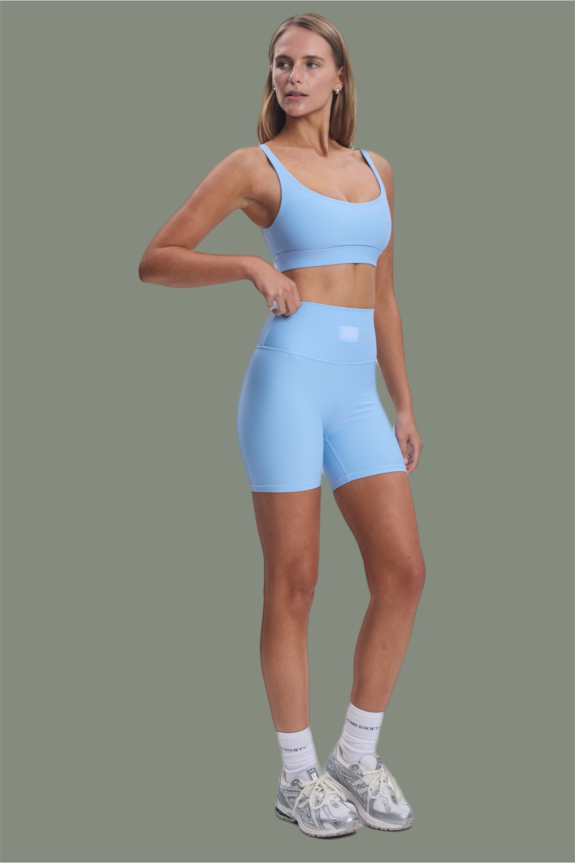 Kynd Society Ribbed Bike Sports Shorts