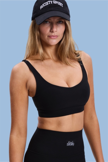 Kynd Society Ribbed Crop Sports Bra