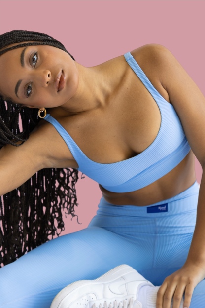 Kynd Society Ribbed Crop Sports Bra - First Edition