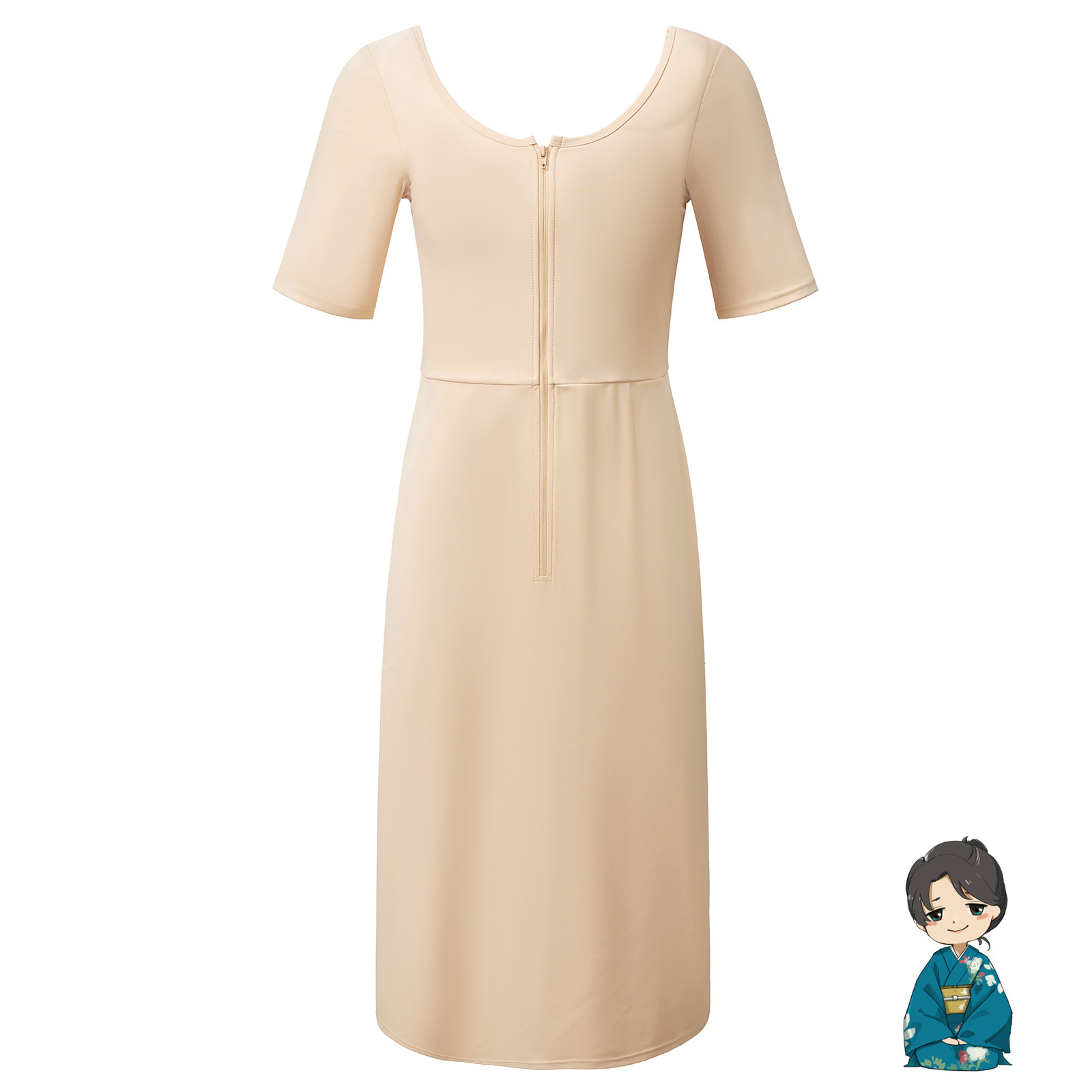 Monokimi 和装ブラ付きスリップ 【日本一級和裁士共同開発】