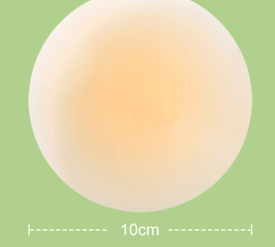 シリコンパッド ニップレス 2枚セット ケース付き 洗える 繰り返し使える 肌に優しい 乳首隠し 透けない【肌色】