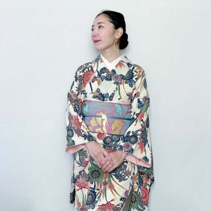 【Cooling Mesh Fabric】Monokimi Kimono-style Camisole with Built-in Bra, Sleeveless【Co-developed with Japan's First-Class Kimono Tailor】
