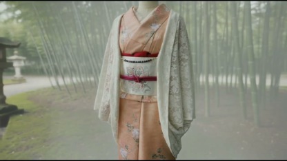 Monokimi モモンガコート 総レース 和装羽織 春秋向け 薄手 透け感 キラキラ 上質仕立て チェーン付き フリーサイズ （身丈87cm）