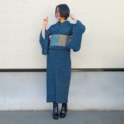 【Cooling Mesh Fabric】Monokimi Kimono-style Camisole with Built-in Bra, Sleeveless【Co-developed with Japan's First-Class Kimono Tailor】