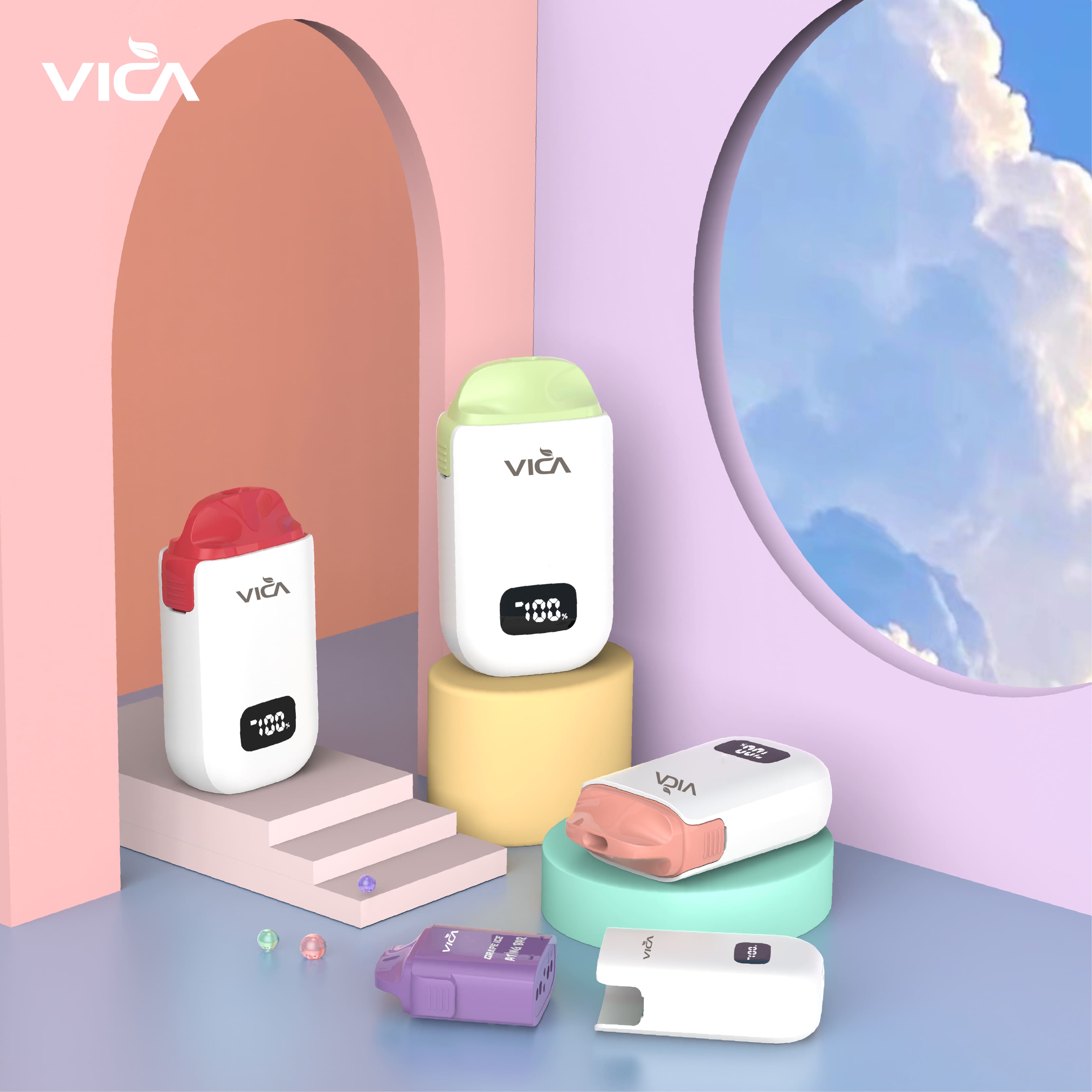 VICA AD10 8000 PUFFS - 6 Flavors