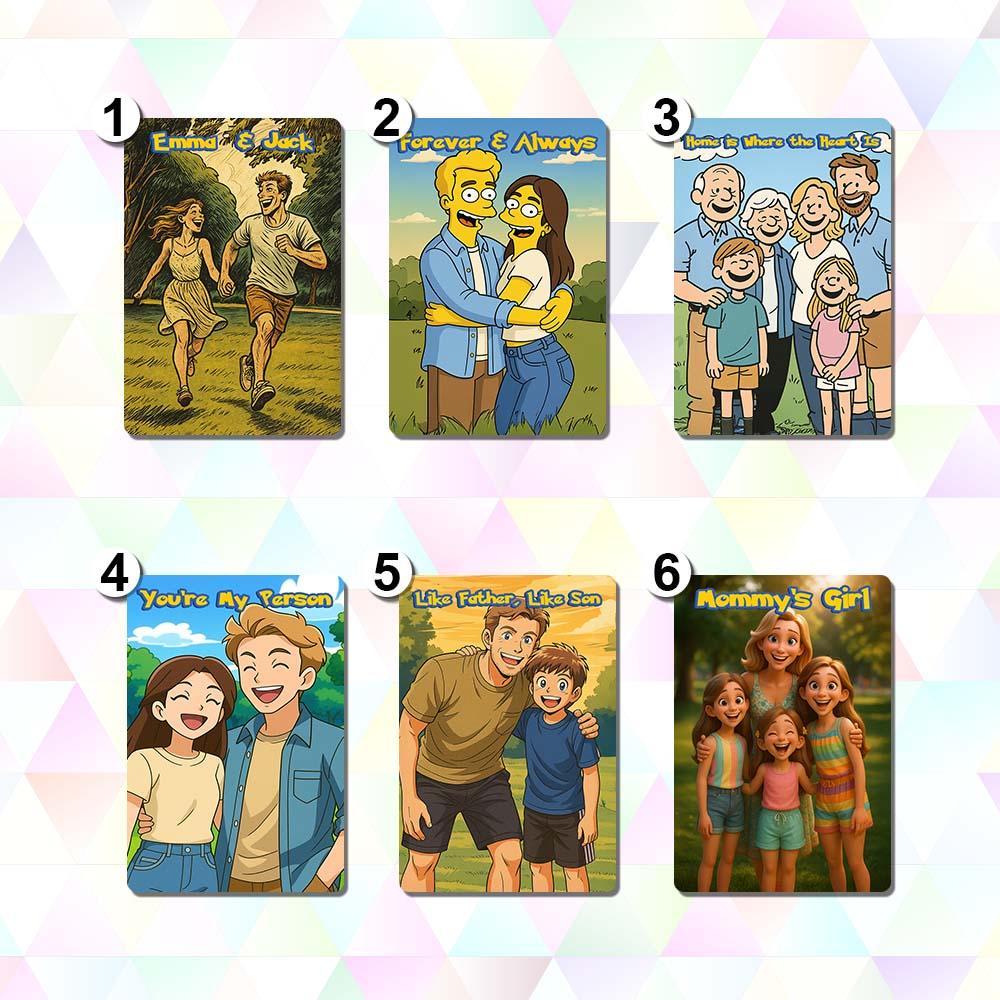 Custom Card, Gift For Lover Custom Present for Couple - MyCustomBrickFigures