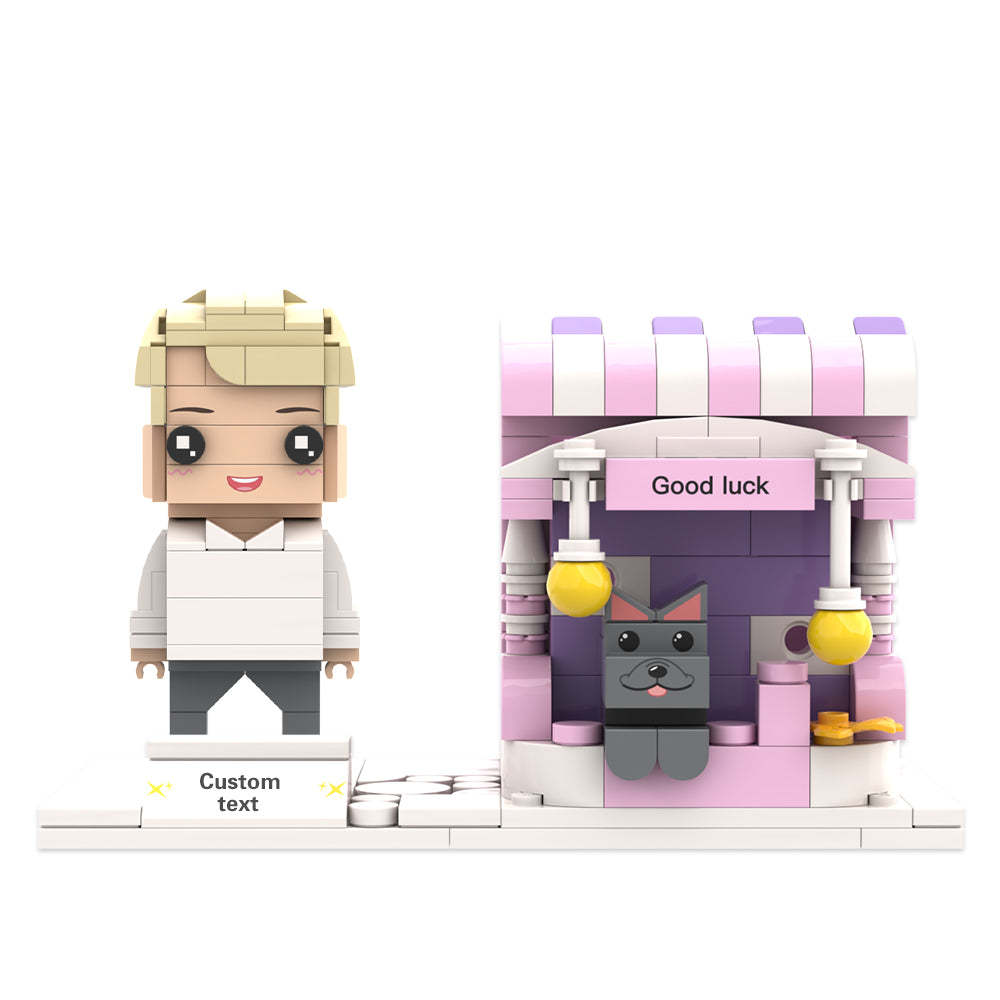 Custom Brick Figures  Pen Holder Personalized Brick Figures and  Pen Holder Pet  Pen Holder - MyCustomBrickheadz