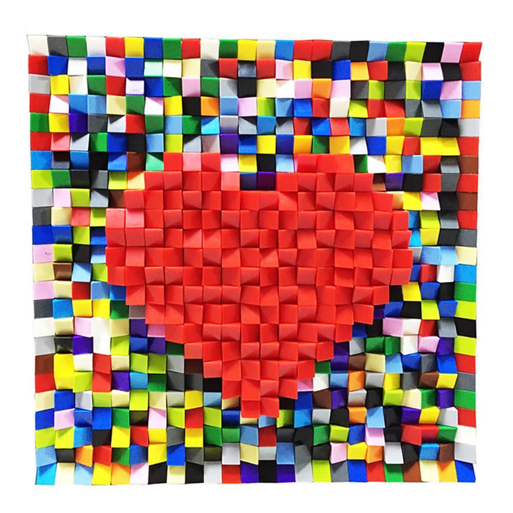 Building Block Love Frame Small Grain Building Block Not Assembled - MyCustomBrickheadz