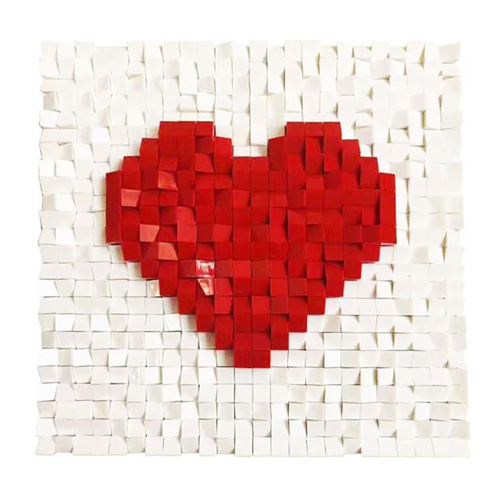 Building Block Love Frame Small Grain Building Block Not Assembled - MyCustomBrickheadz