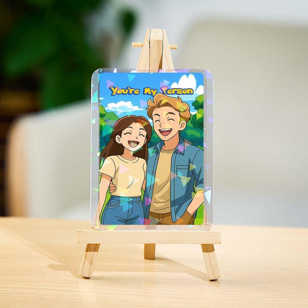 Custom Card, Gift For Lover Custom Present for Couple - MyCustomBrickFigures