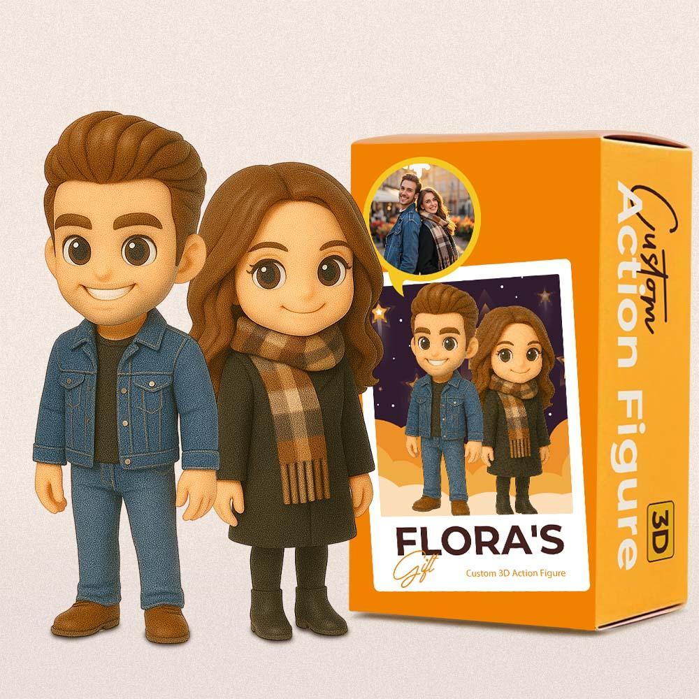 個人化3d列印兄弟玩具，為女友/男友週年紀念禮物打造獨一無二的驚喜禮物 - MyCustomBrickFigures