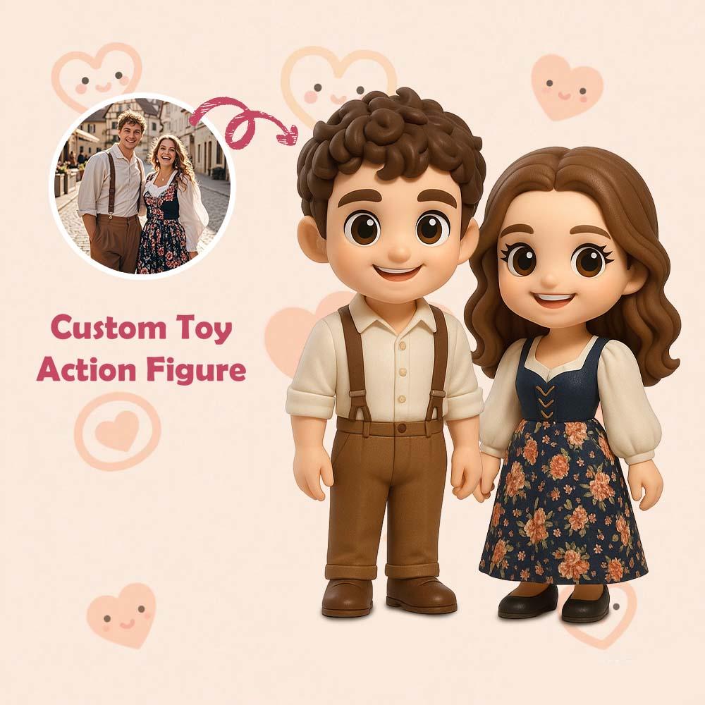 依照照片訂製姊妹3d可動人偶，送給女友/男友的獨特貼心禮物